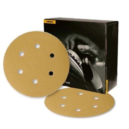 SAND DISC MIRKA 5" YELLOW (P1805Y180x5ea/set)