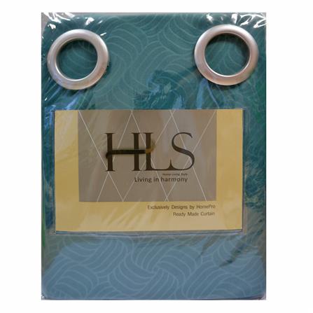 HLS CURTAIN EYELET KIARA UV 130X280CM GREEN