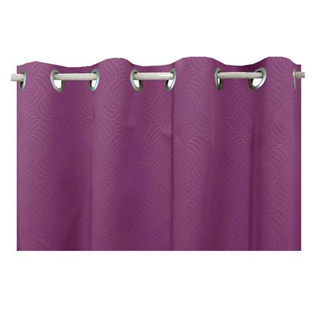 HLS KIARA UV EYELET CURTAIN 130x250 PURPLE