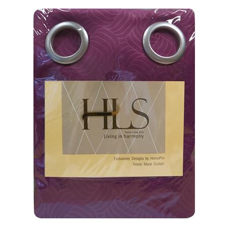 HLS KIARA UV EYELET CURTAIN 130x250 PURPLE