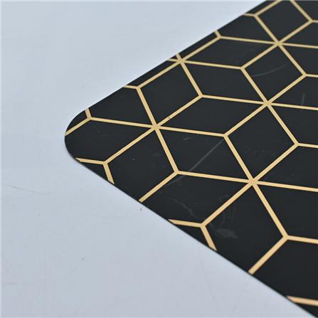 SHUTO PLACEMAT 43CM FOIL BLACK