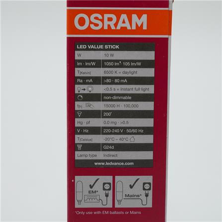 OSRAM LED BULB G24D 10W/865 DOWNLIGHT 10W