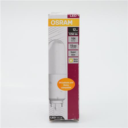 OSRAM LED BULB G24D 12W/830 WARM WHITE 12W