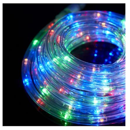 STAR CIRCULAR FLUORESCENT LED-ROPE LIGHT 10M_MULTICOLOUR