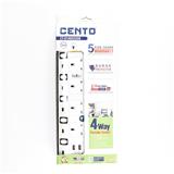 POWER STRIP 4-space 2M CT-814NS2USB CENTO