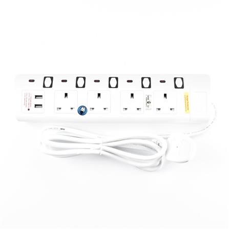 POWER STRIP 4-space 2M CT-814NS2USB CENTO
