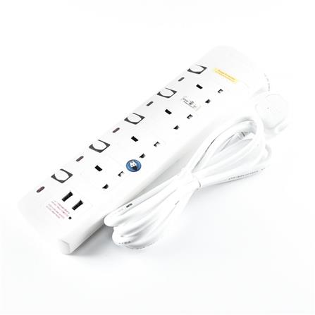 POWER STRIP 4-space 2M CT-814NS2USB CENTO