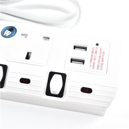 POWER STRIP 4-space 2M CT-814NS2USB CENTO