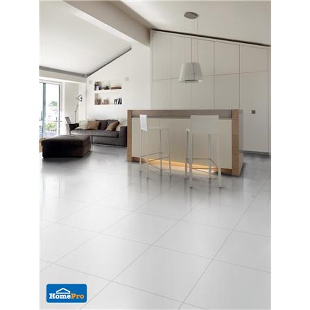 TARA FLOORTILE 60X60 BRILLIANT WHITE 1.44M2