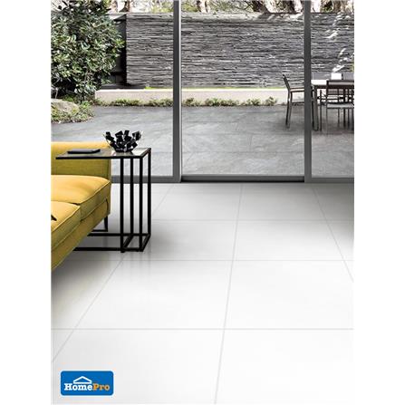 TARA FLOORTILE 60X60 BRILLIANT WHITE 1.44M2
