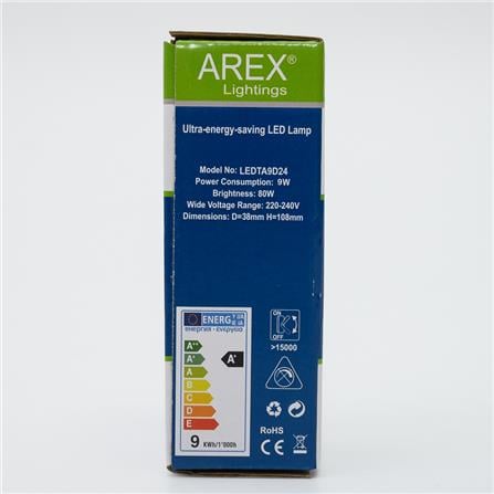 LED BULB T7A 9W DAYLIGHT G24 LEDTA9D24 AREX