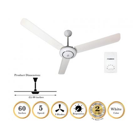 CEILING FAN FCF COMODO 606 FABER   WHITE 60"