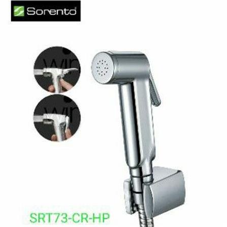 SORENTO RINSING SPRAY SET HAND BIDET C/W 1.2MM FLEXIBLE HOSE SRT73-CR HP