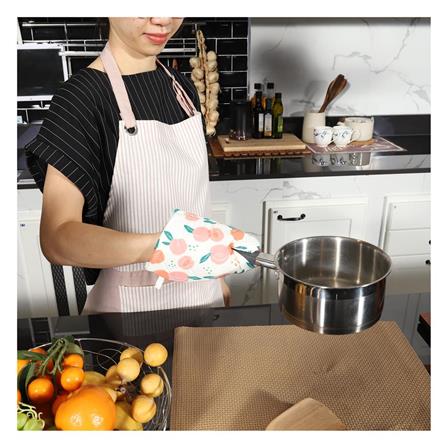 KITCHEN GLOVE CHECKERED 25CM X 17CM