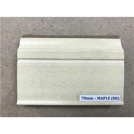 ROSEROSA VINYLTILE SKIRTING PVC MAPLE 70MM 8FT
