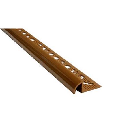 WINSHEN CORNER TRIM PVC 9MM BRONZE BROWN 2.45M