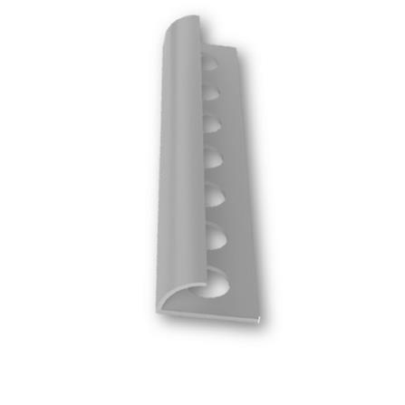 WINSHEN CORNERTRIM PVC 12MM LT21 GREY 2.45M