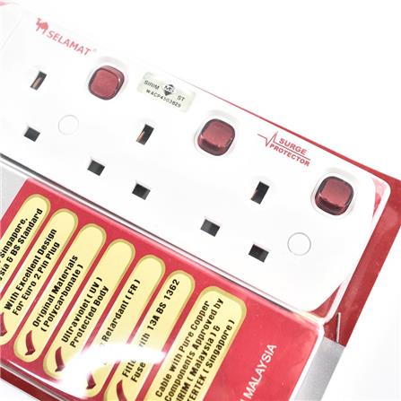 POWER STRIP 3G5M 5M MA1183-5M(SURGE) SELAMAT