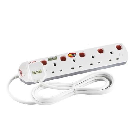 POWER STRIP 5G5M  MA1185-5M(SURGE) SELAMAT