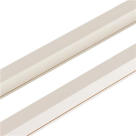 ELECKTA TRAPEZOID SHAPED CABLE RACEWAY 25X15MMX1M WHITE