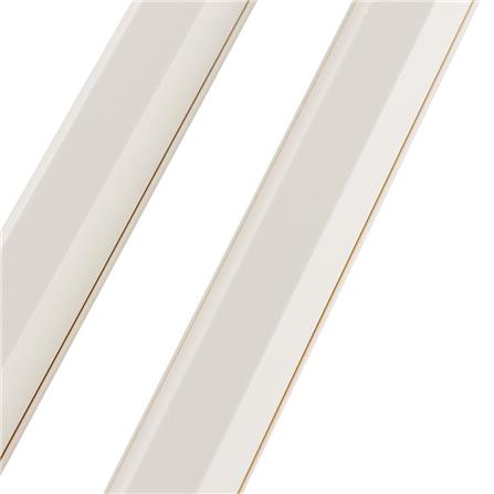 ELECKTA TRAPEZOID SHAPED CABLE RACEWAY 25X15MMX1M WHITE