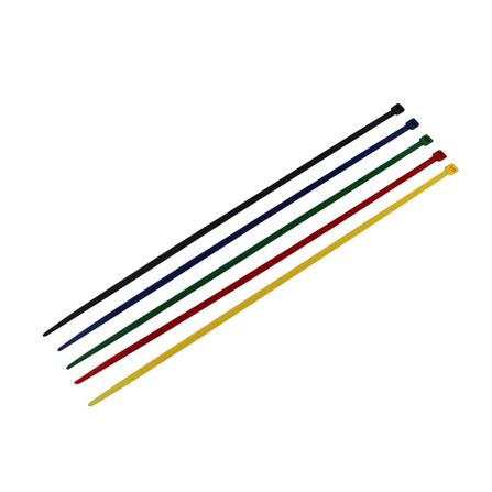 ELECKTA CABLE TIES 8 Inch 3.6 Millimeter MULTI COLORED (100LINE)