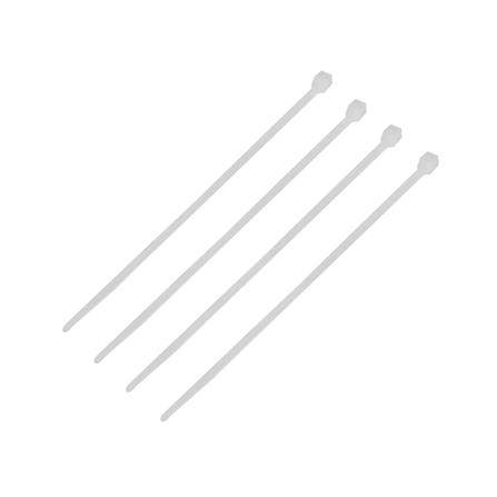 ELECKTA CABLE TIES 10 Inch 4.8 Millimeter WHITE (20 LINE)