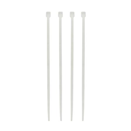 ELECKTA CABLE TIES 6 Inch 3.6 Millimeter WHITE (100 LINE)