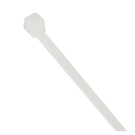 ELECKTA CABLE TIES 6 Inch 3.6 Millimeter WHITE (100 LINE)