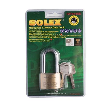 PADLOCK SOLEX MACH2PLUSL40 40MM