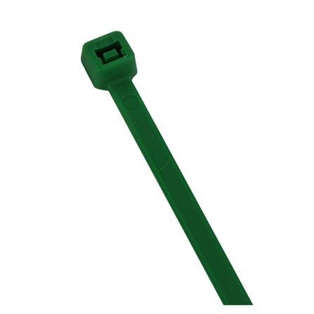 ELECKTA CABLE TIES 8 Inch 3.6 Millimeter GREEN (100 LINE)