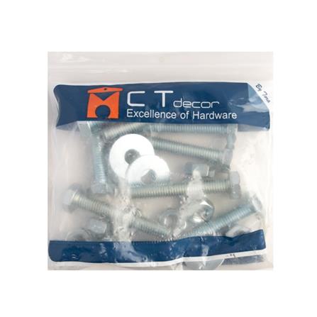 HEX BOLT SET BY TORA 3/8"X2-1/2"