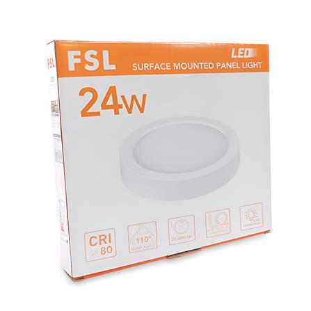 FSL SURFACE LED DOWNLIGHT 8INCH 24WATT DAYLIGHT ROUND