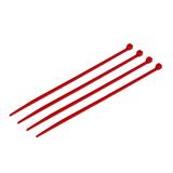 ELECKTA CABLE TIES 6 Inch 3.6 Millimeter RED (100 LINE)