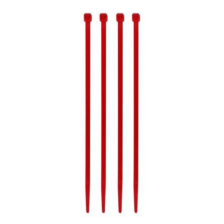 ELECKTA CABLE TIES 6 Inch 3.6 Millimeter RED (100 LINE)