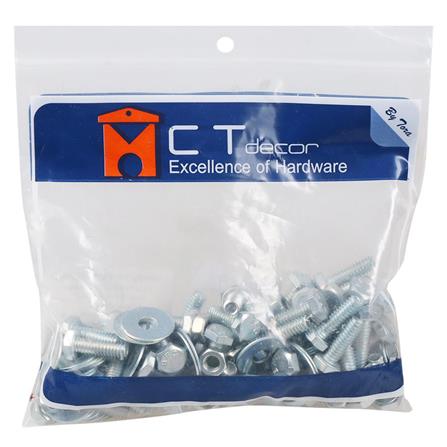 NUT HEXAGON BOLT BY TORA 1/4"X3/4"