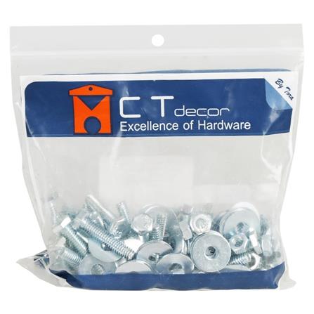 HEX BOLT SET BY TORA 1/4"X1-1/4"