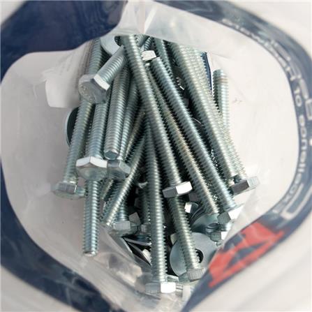 HEX BOLT SET BY TORA 1/4"X2-1/2"