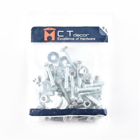 HEX BOLT SET BY TORA 5/16"X1-1/2"