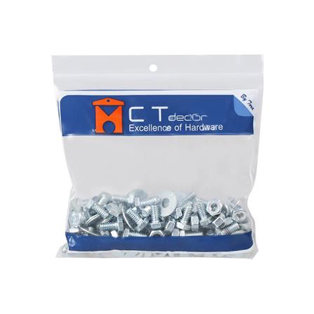 HEX BOLT SET BY TORA 1/4"X1/2"