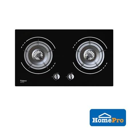 RUBINE GAS HOB BRAVA-BL 2BURNER 4.5KW 76CM