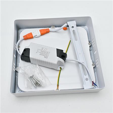 DOWNLIGHT 6" 18W SURFACE SQ DL FSL ACRYLIC WHITE 6" SQUARE