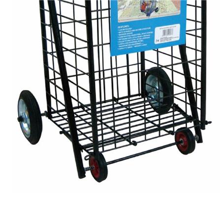 JUN HONG METAL WHEEL SHOPPING CART W45XD35.5XH86 CM