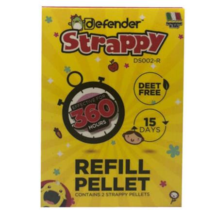 STRAPPY MOSQUITO DEFENDER REFILL 2 EACH.