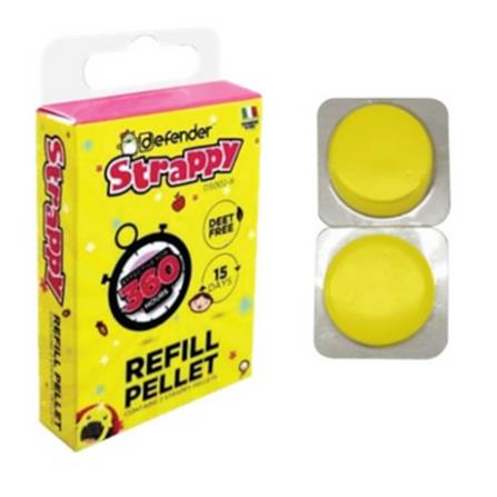 STRAPPY MOSQUITO DEFENDER REFILL 2 EACH.