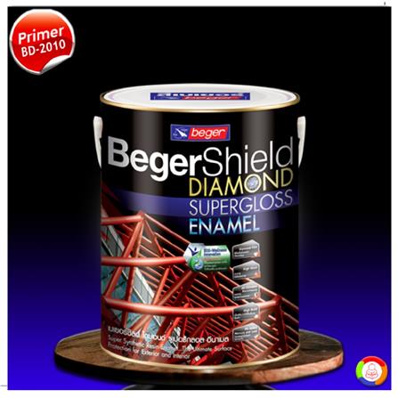 BEGER SHIELD DIAMOND SUPERGLOSS 3.785L BASE B ENAMEL PAINT