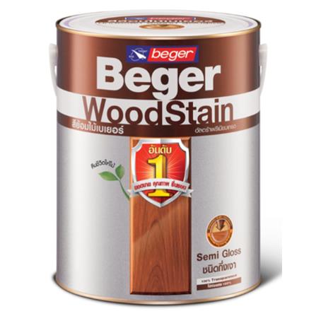 BEGER WOODSTAIN SEMI GLOSS 1/4G TEAK S-2903
