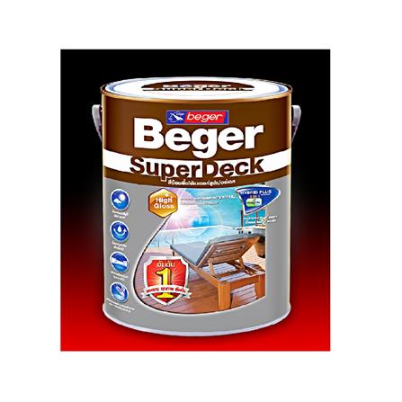 BEGER SUPERDECK 3.785L STANDARD CLEAR G-8844
