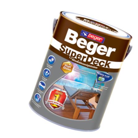 BEGER SUPERDECK DECK STAIN 1/4 GAL (0.946L) TEAK G-8803