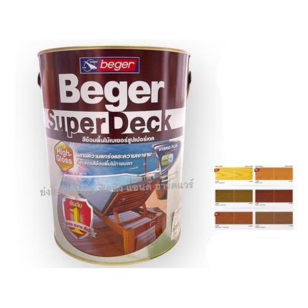 BEGER SUPER DECK STAIN 1/4G(3.785L)AFROMOSIA M-8804